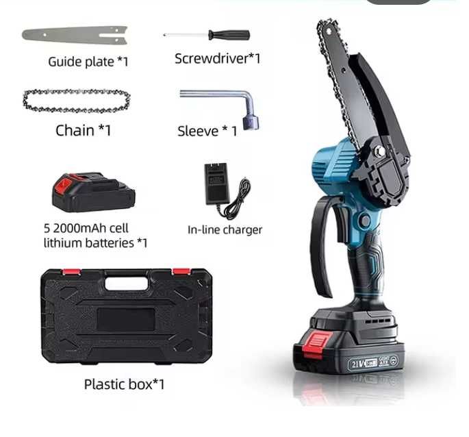 Ogrodowa Mini Piła Łańcuchowa 3000W/idealna do przycinania drzew