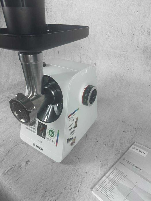 Bosch MultiPower MFWS420W Serie 4 – maszynka do mięsa + 2 sitka