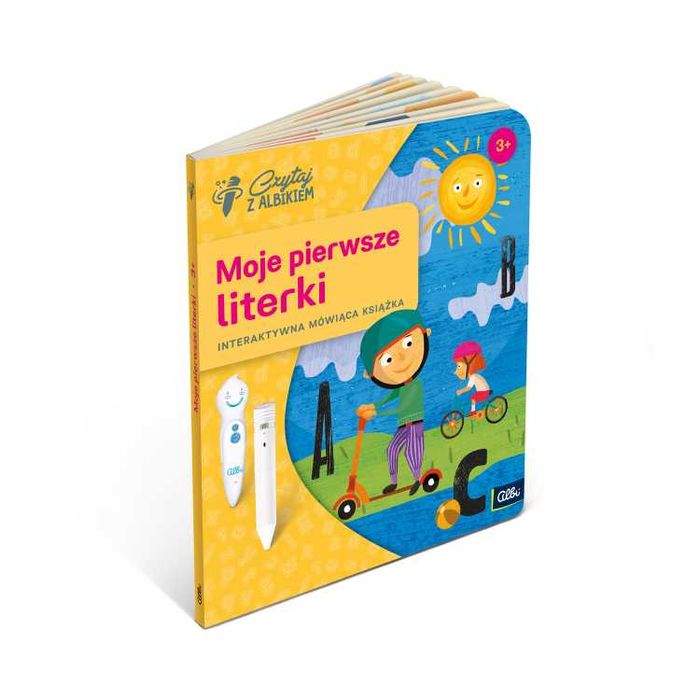 Czytaj z Albikiem Moje Pierwsze Literki Interaktywna Książka 3+