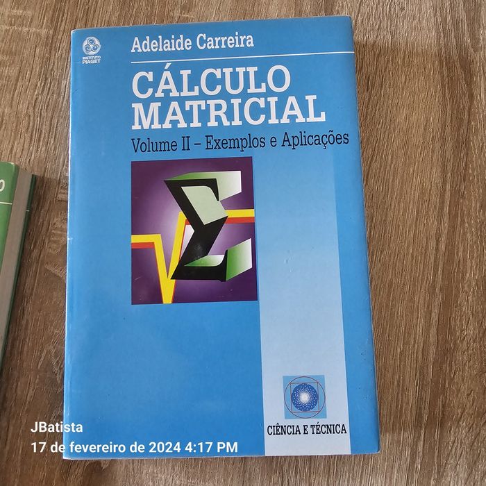 Livro Cálculo Matricial