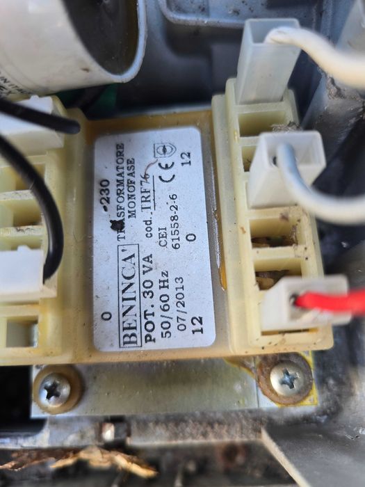 Transformator Beninca TRF76 BULL 5 / BULL 8 (30VA) – USZKODZONY / Na części