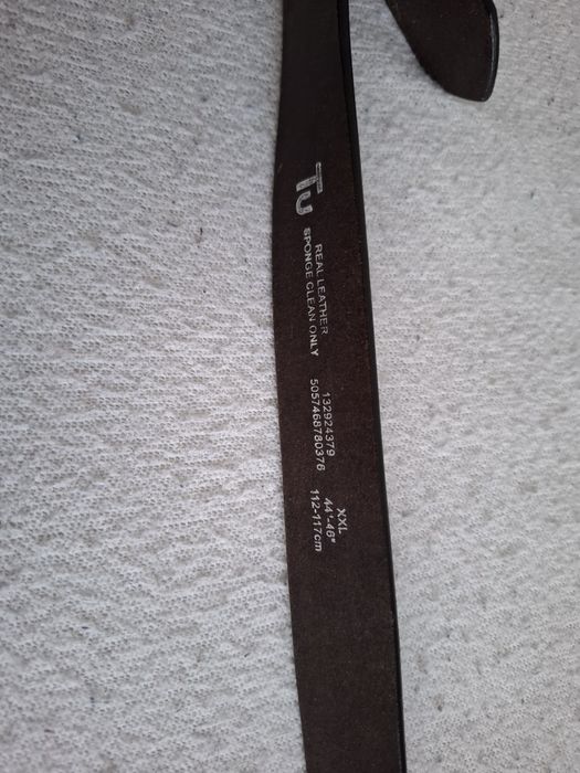 Pasek Męski Skórzany Do Spodni 3 cm ciemny brąz.