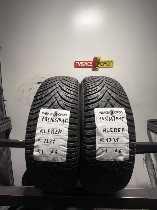 2x Kleber Krisalp HP3 195/65 R15 zimowe 6.6mm DOT 2821