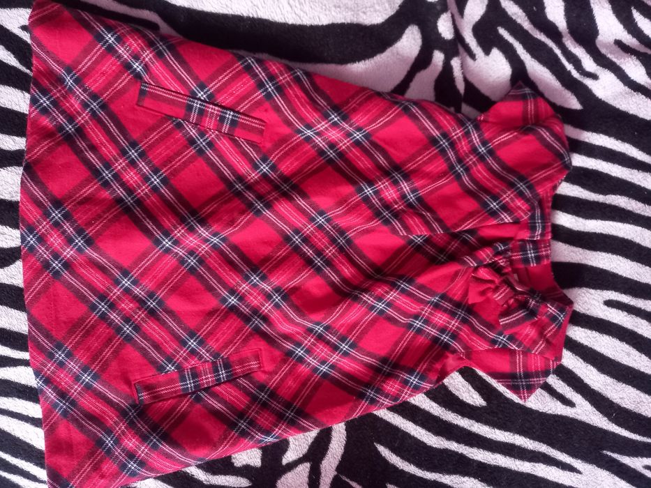 Sukienka w kratę h&m 92