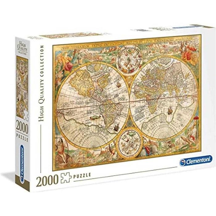 Puzzle mapa antigo 2000 peças