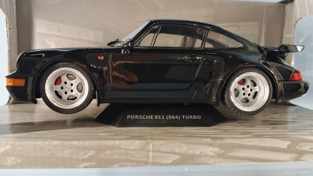 PORSCHE 911 (964) TURBO – Solido 1:18 – Stan Idealny + Oryginalne Pude