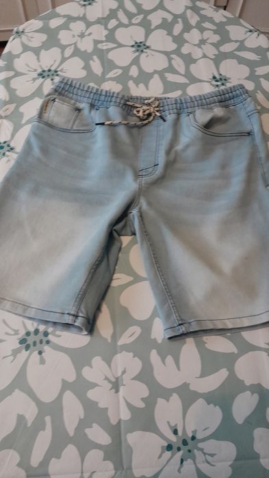 Spodenki męskie jeansowe 36 XL