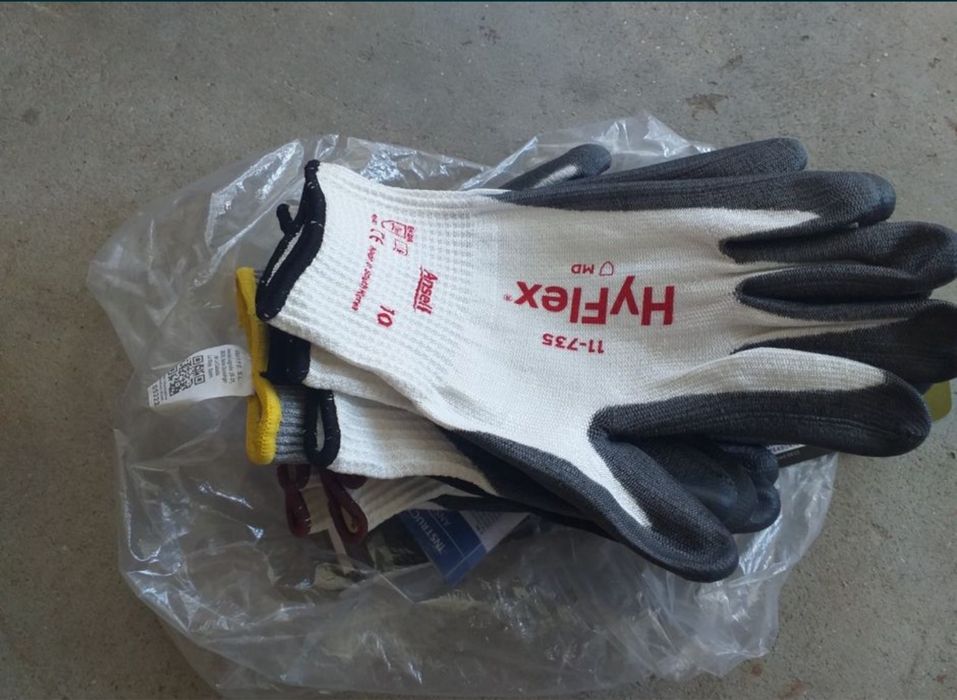 12  pares luva anti-corte de proteção novas