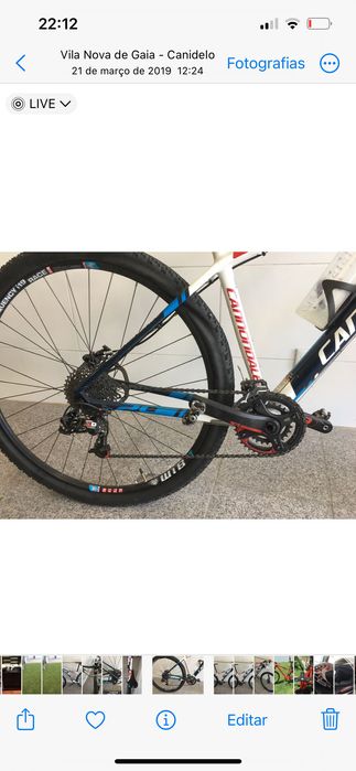 Cannondale roda 29 carbono tamanho m