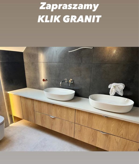 Parapety blaty schody z granitu