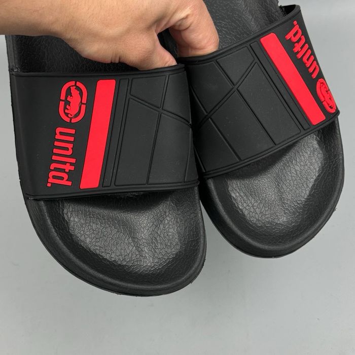 Тапки ECKO unltd тапочки сланцы рэп реп сандали босоножки шлепанцы