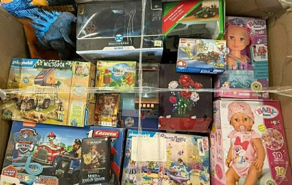 Karton Zabawk Mix 100PLN Nowe LEGO Barbie Hobbit Star Wars Pokemon
