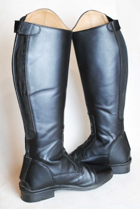 Oficerki jeździeckie, skórzane, rozmiar 42 regular