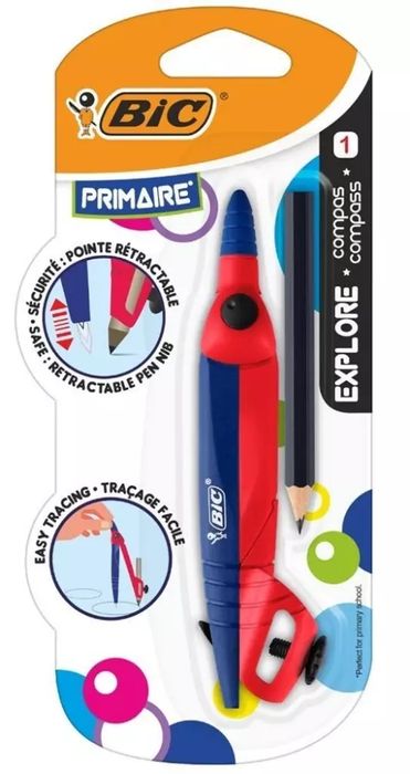 Cyrkiel Explore z ołówkiem blister BIC. BIC