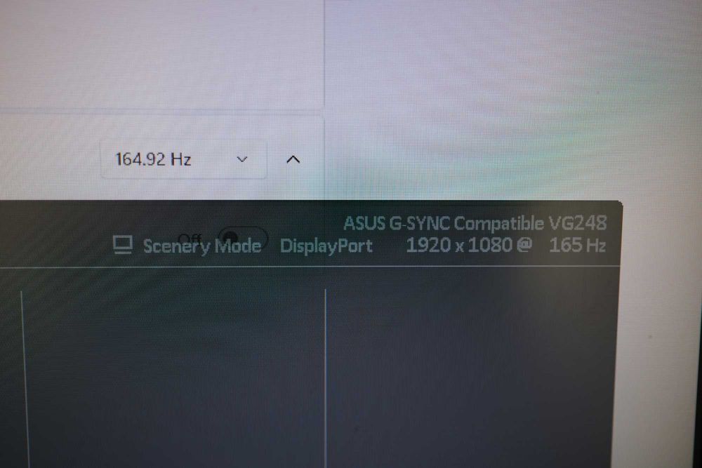 Monitor ASUS Gaming 24" 165Hz G-SYNC 0.5 ms
