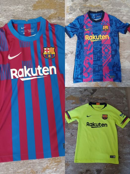 3 orginalne koszulki  FC Barcelony karzda po 100 zł