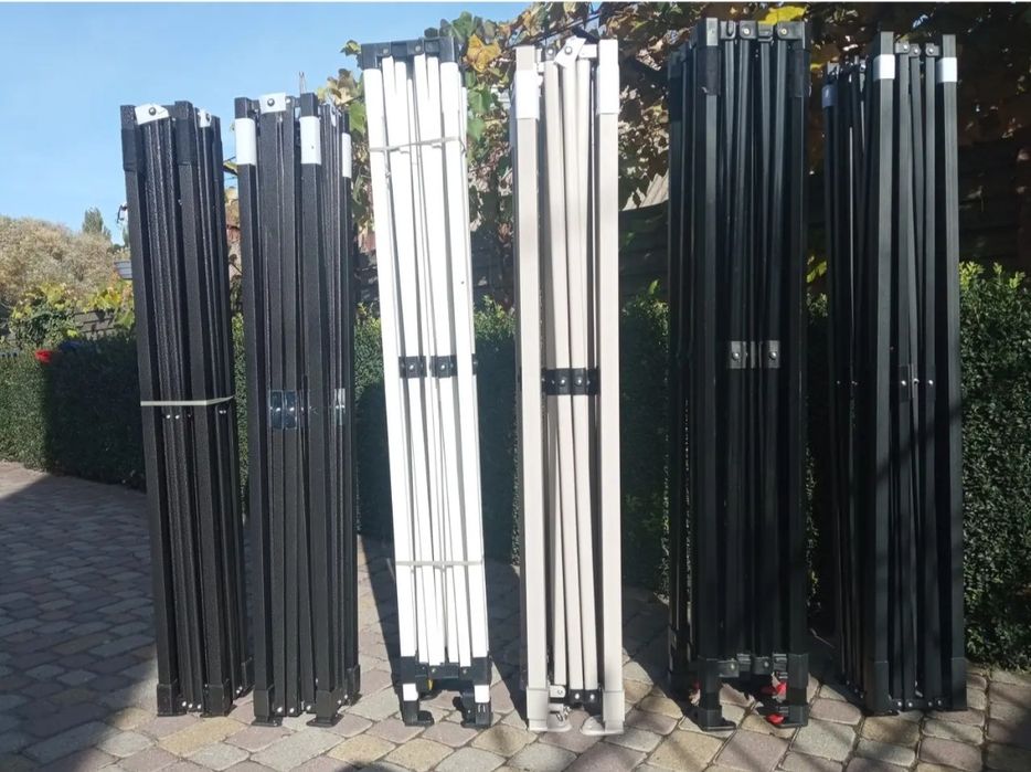 Шатер,палатка,намет 2×2 м. ПОСИЛЕНИЙ білий каркас