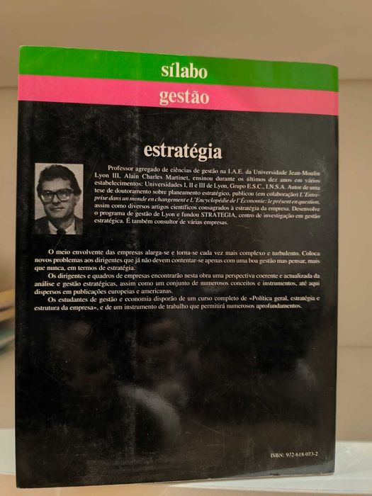 Livro "Estratégia" de A. Ch. Martinet