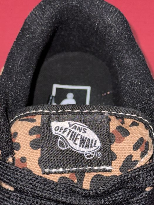 Кеди Vans Knu Skool Leopard Black Леопард