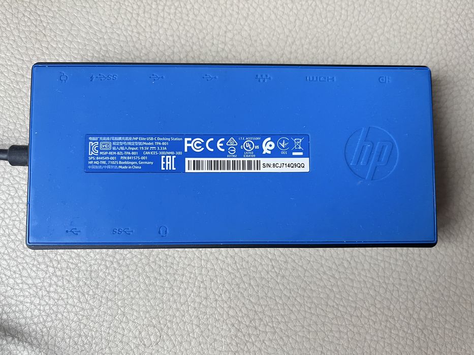 Hp Docking Station USB-C ( TPA-B01)