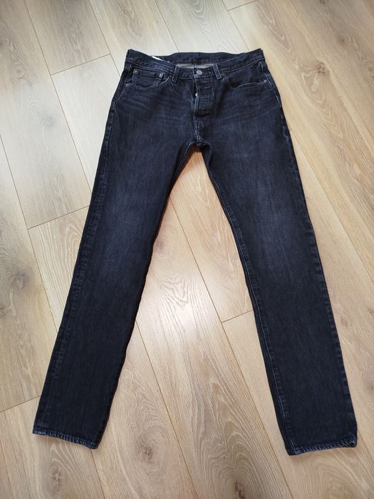 Levi's premium 501 skinny.Чорні чоловічі джинсиW 32L34.