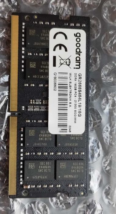 16 GB Ram DDR4 2666 MHz