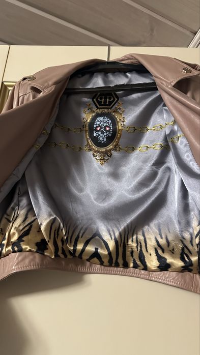 Косуха Жіноча philipp plein натуральна шкіра