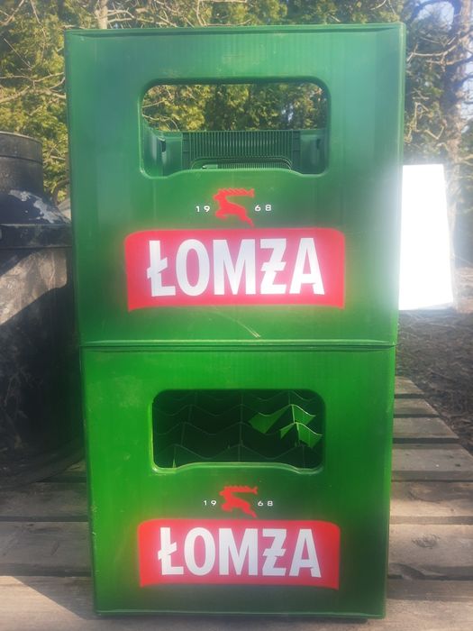 Skrzynka Łomża 0.5 krata transporter na piwo wino soki kompoty rarytas
