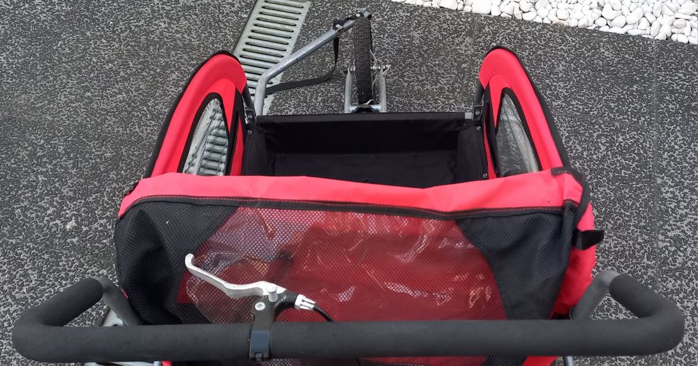 Reboque bicicleta para crianças