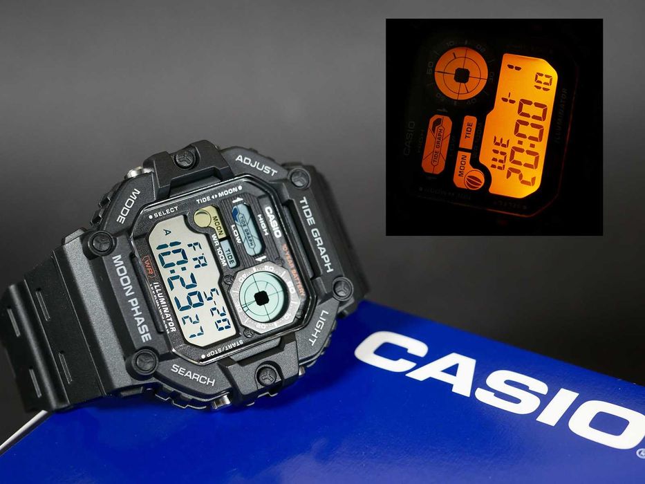 Casio WS-1700H-1AV WR100m батарея на 10 років