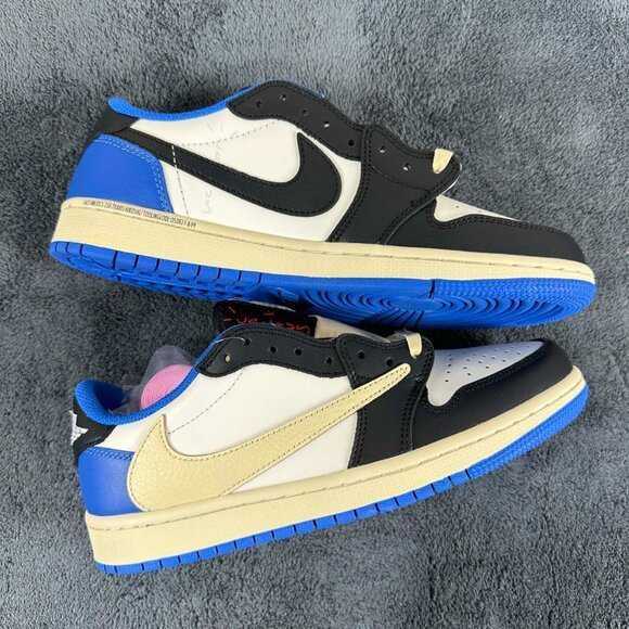 Jordan 1 Retro LowOGSP Fragment xTravis Scott Białe buty sportowe R.42