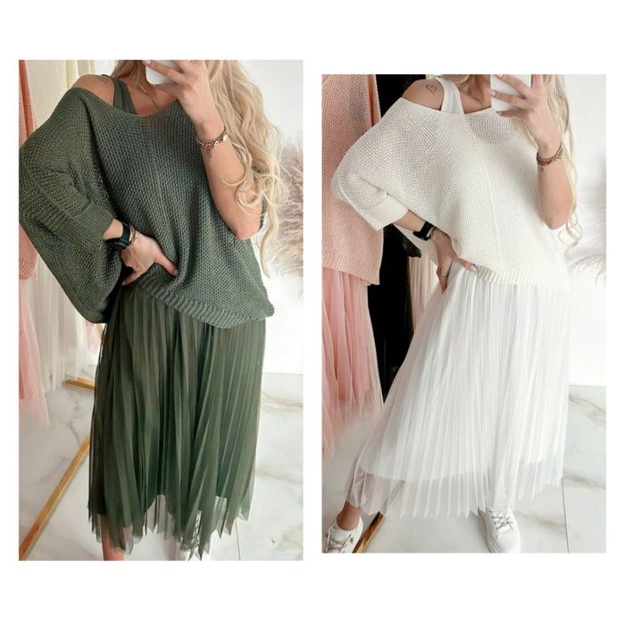 Komplet.damski ,sukienka i sweter