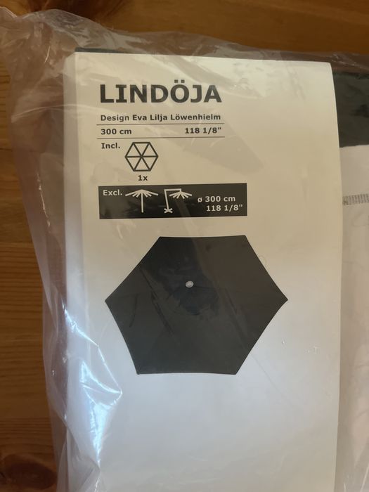IKEA Lindöja czasza parasola ogrodowego śr.300 cm NOWA
