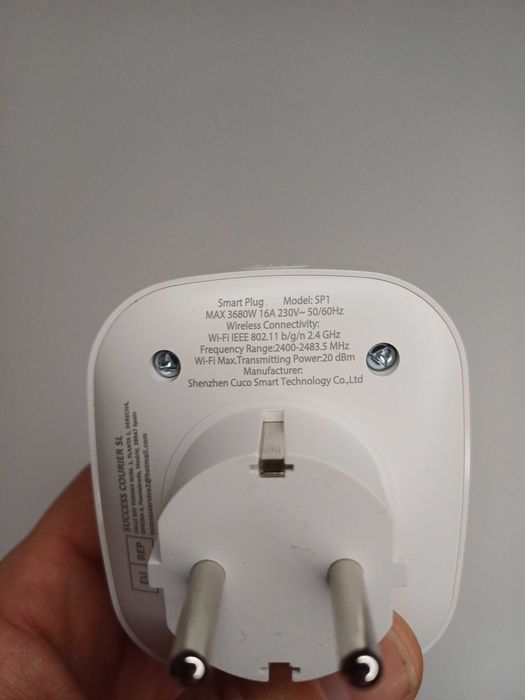Gniazdko Ghome Smart Sp-1 WiFi-2pak-Alexa,Google As., 3680W