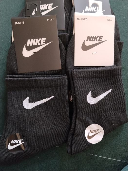 Skarpetki nike czarne