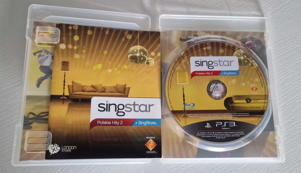SingStar Polskie Hity  2 części  na konsole Ps3