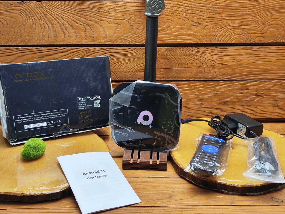 Smart TV Box Android 4K UHD 4GB RAM 32GB ROM Q PLUS OTT Netflix