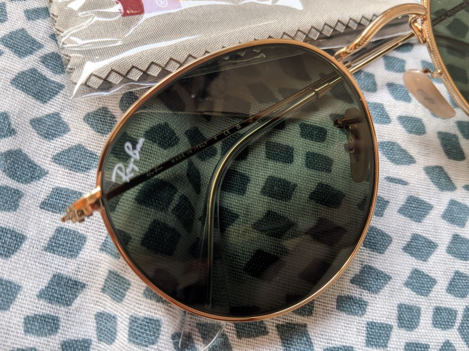 Óculos Ray-Ban original "Round Metal" novo (ler descrição)
