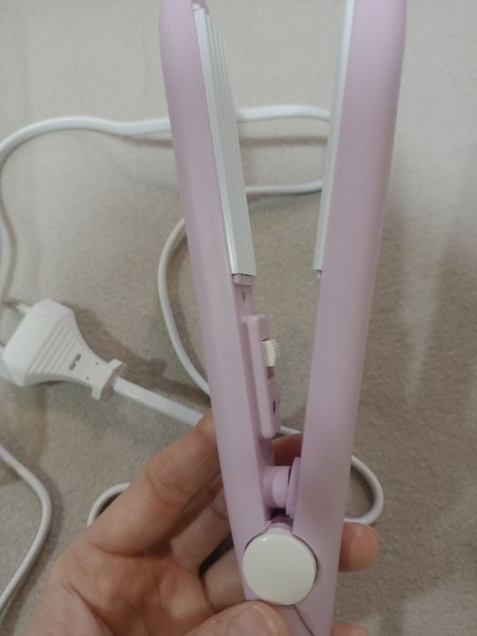 Мініщипці для волосся гофре утюжок