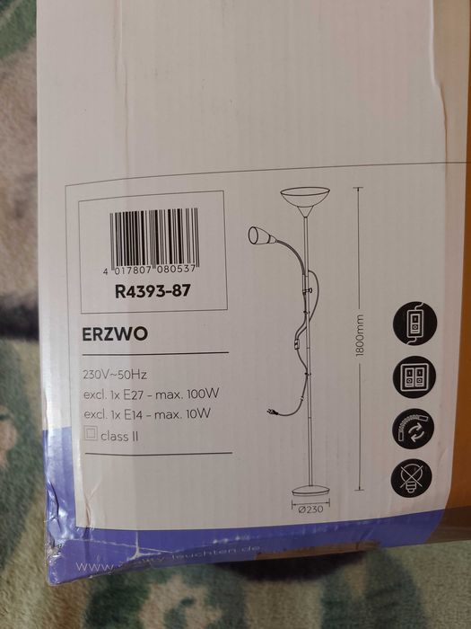 Lampa stojąca podłogowa