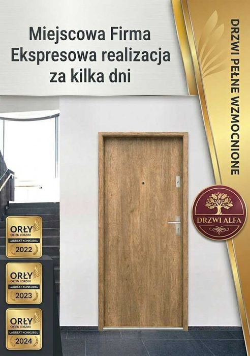 Drzwi wejściowe klatkowe wewnętrzne/zewnętrzne grafit antracyt beton