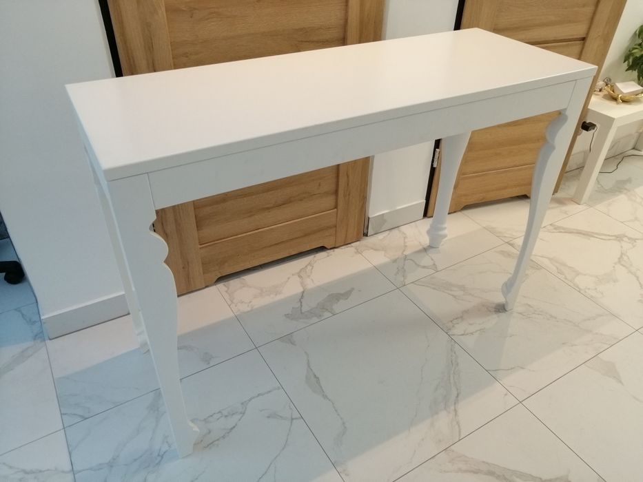 Konsola biała glamour vintage