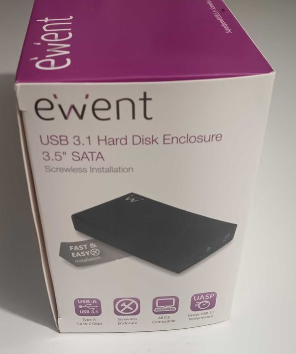 Ewent Caixa para HDD 3.5" USB 3.1
