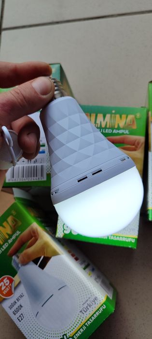 акумуляторна лампочка  Almina DL-1025 25W