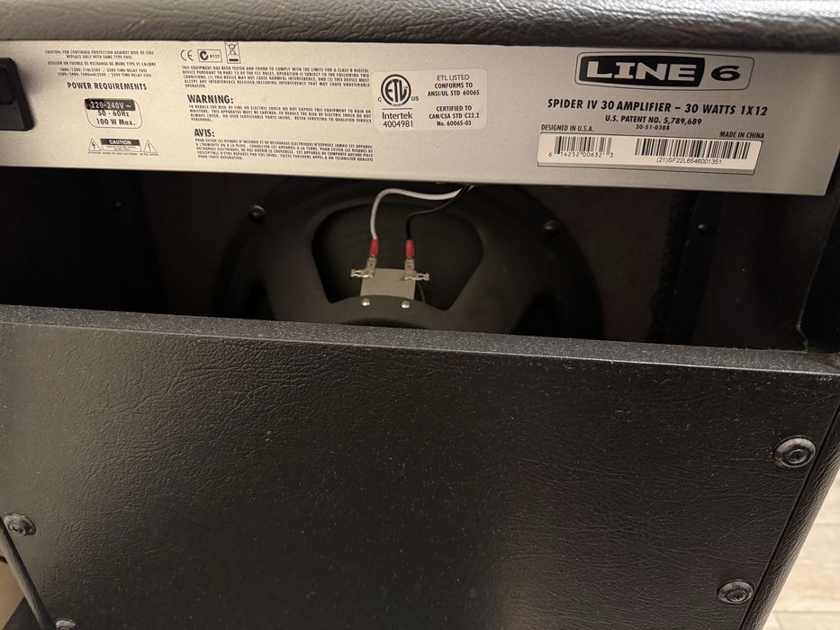 Line 6 spider IV 30W + FBV Express MKII footswitch piecyk gitarowy