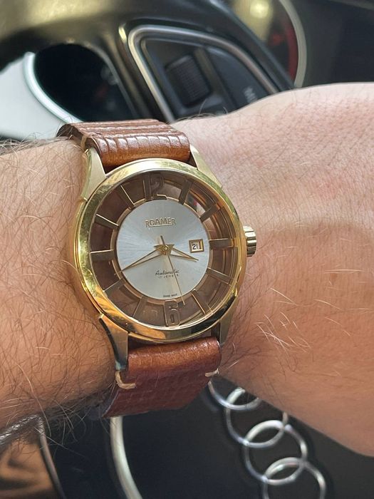 Мужские механические часы Roamer оригинал под ремонт
