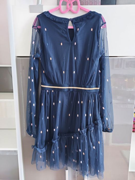 Sukienka  Coccodrillo dla dziewczynki 128 granatowa