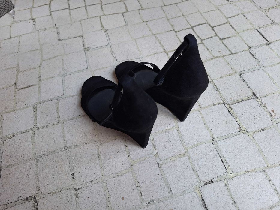 Sandalias Salto Alto Pretas ALDO