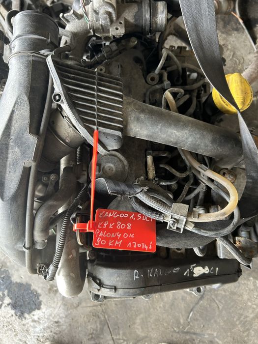 Silnik Renault Kangoo 1.5 Kompletny K9K 808