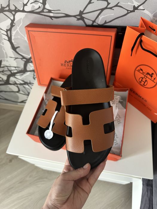 Тапки шльопанці Hermes 26,5 - 27 см